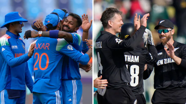 India and New Zealand clash for semi-final spots.